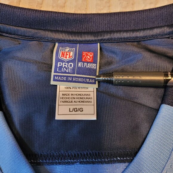 NWT Fanatics NFL Pro Line Blue Tennessee Titans Football Jersey  Womens Large - Picture 4 of 9